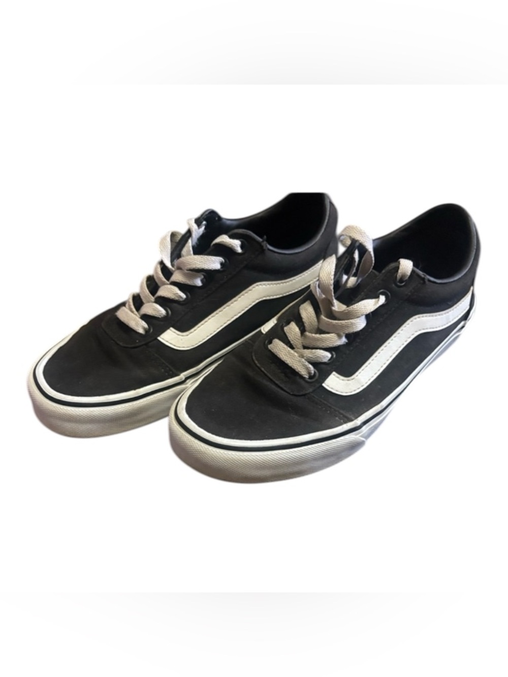 Vans Classic Black and White Sneakers - Picture 2 of 4